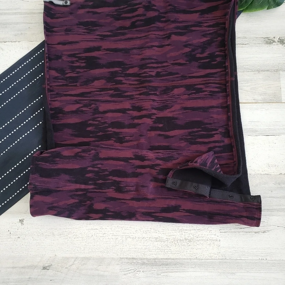 Lululemon Vinyasa Infinity Circle Scarf Fleece Lined Snap